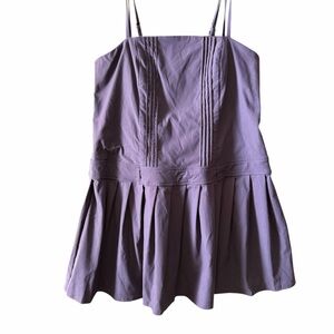 Target blue Pleated Mini Dress with Spaghetti Straps